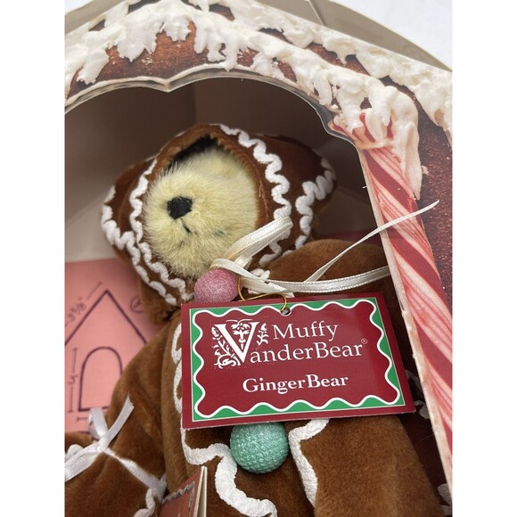 Muffy VanderBear Ginger Bear NABCO 1992 Limited Edition 8” Plush Stuffed Animal - Picture 7 of 16